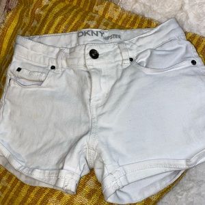 DKNY white shorts